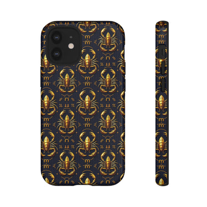 Tough Cases, Scorpio, Zodiac, Metal Pattern