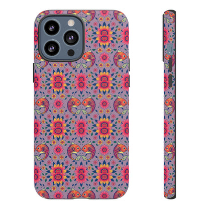 Tough Cases, Pisces, Zodiac v3, Flower Pattern