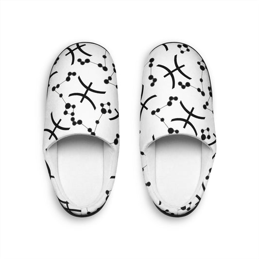 Women's Indoor Slippers, Pisces Zodiac Sign