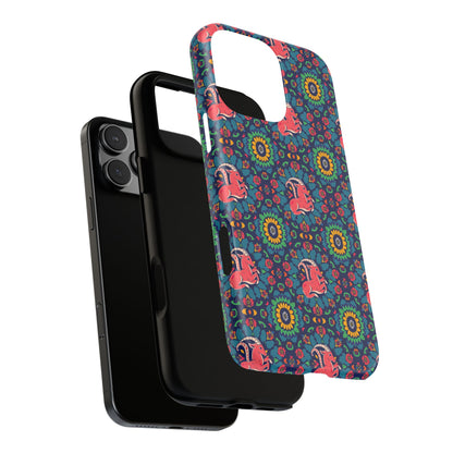 Tough Cases, Capricorn, Zodiac v1, Flower Pattern