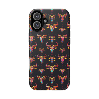 Tough Cases, Taurus, Zodiac, Metal Pattern
