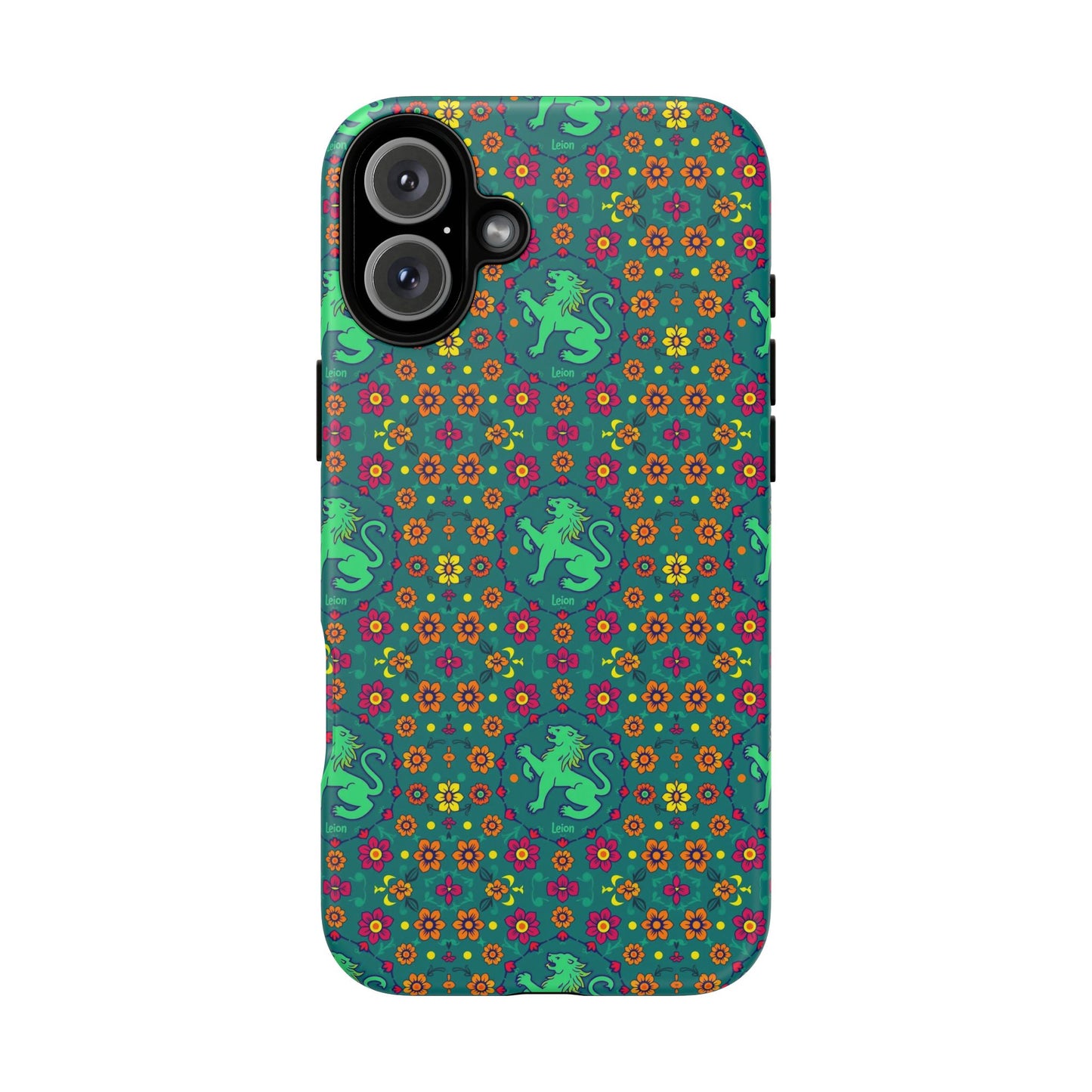 Tough Cases, Leo, Zodiac v3, Flower Pattern