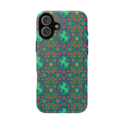 Tough Cases, Leo, Zodiac v3, Flower Pattern