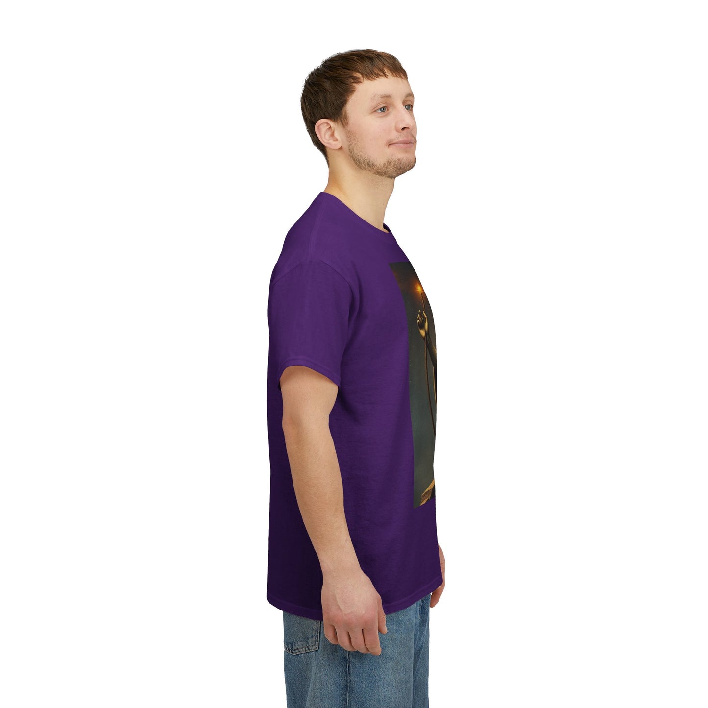 Unisex Heavy Cotton T-Shirt, Taurus God, Zodiac Design