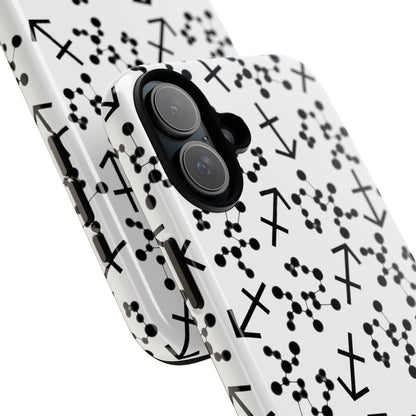 Tough Cases with the Sagittarius Zodiac sign for iPhone, Samsung Galaxy, and Google Pixel devices