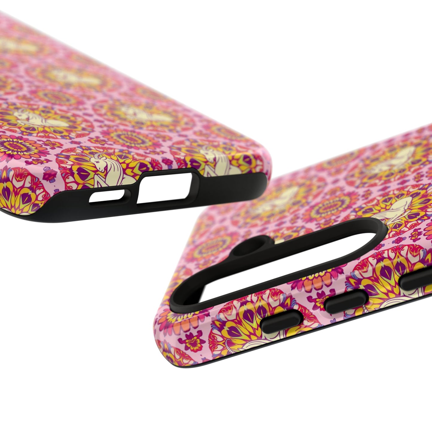 Tough Cases, Capricorn, Zodiac v4, Flower Pattern