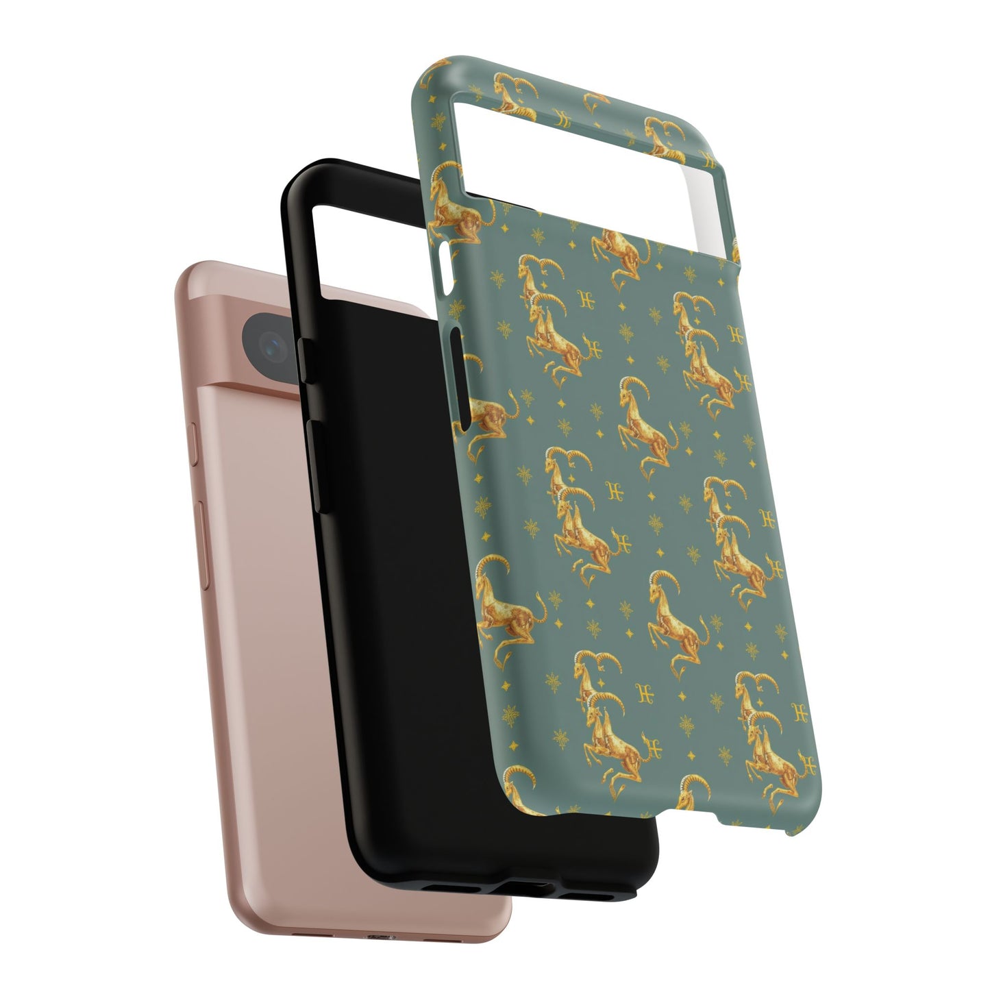 Tough Cases, Capricorn, Zodiac v1, Metal Pattern