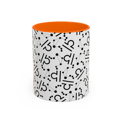 Accent Coffee Mug with the Libra sign (11, 15oz)
