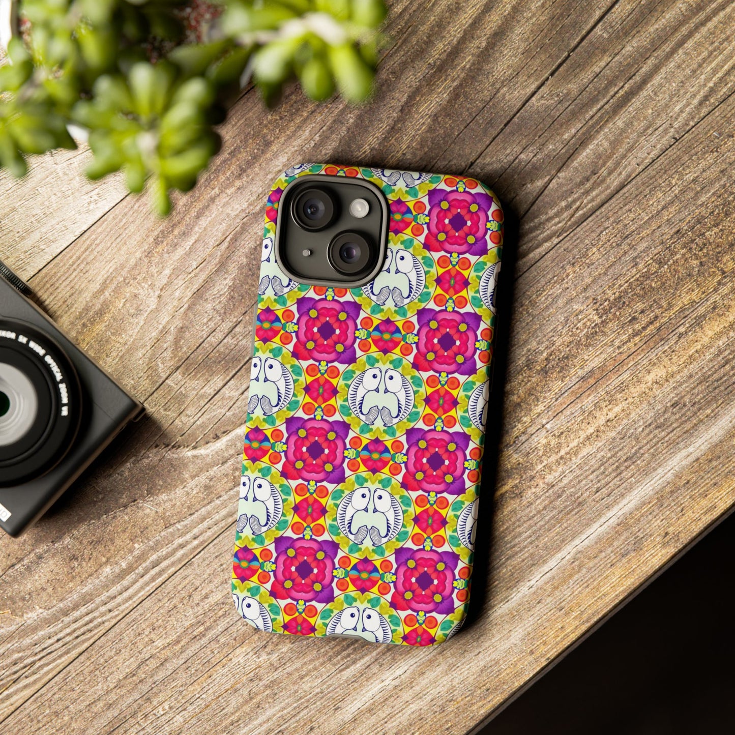 Tough Cases, Pisces, Zodiac v2, Flower Pattern
