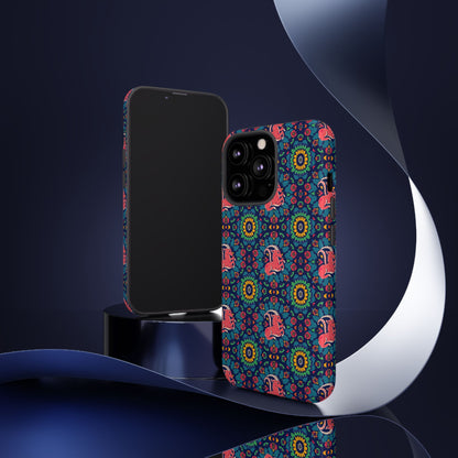 Tough Cases, Capricorn, Zodiac v1, Flower Pattern