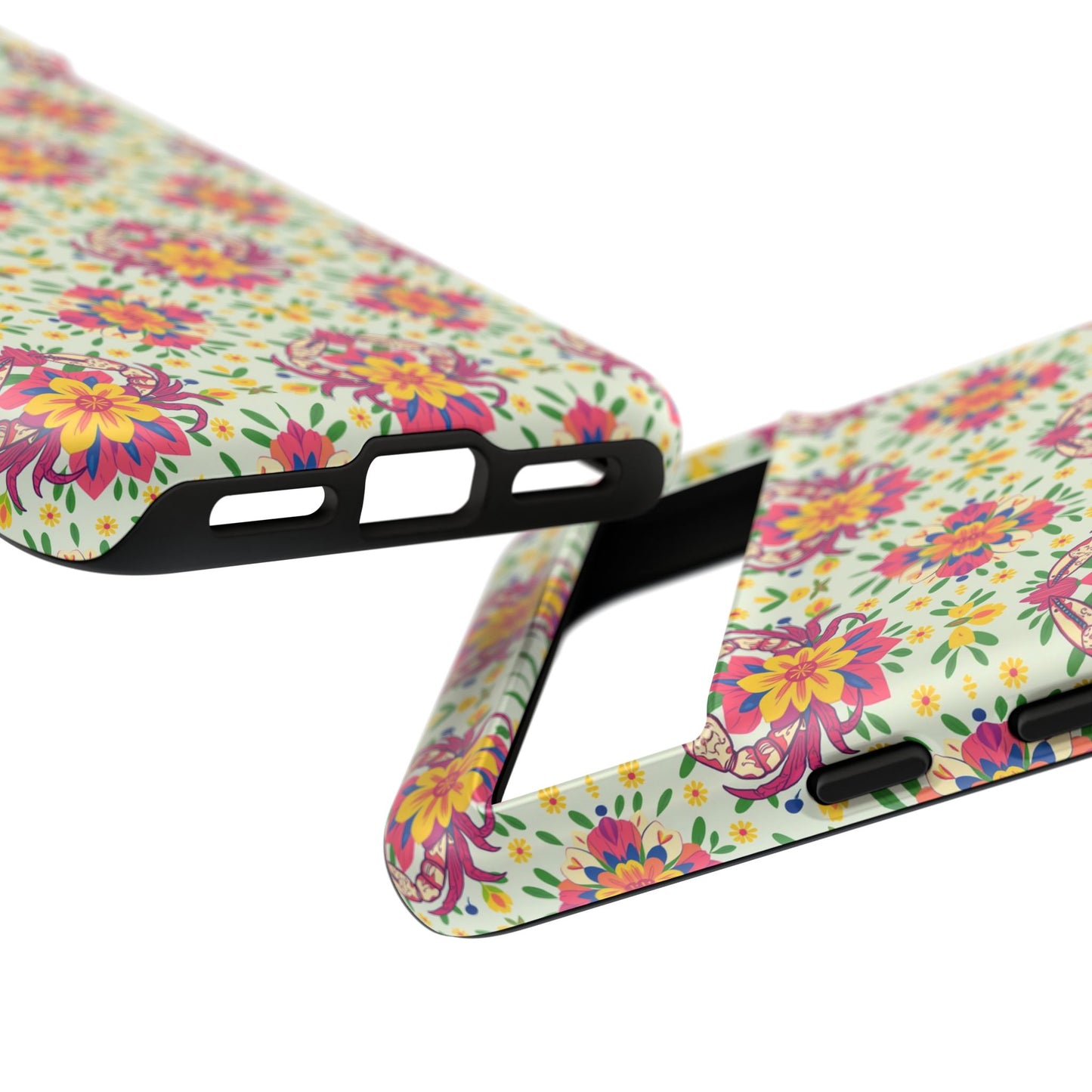 Tough Cases, Cancer, Zodiac v3, Flower Pattern