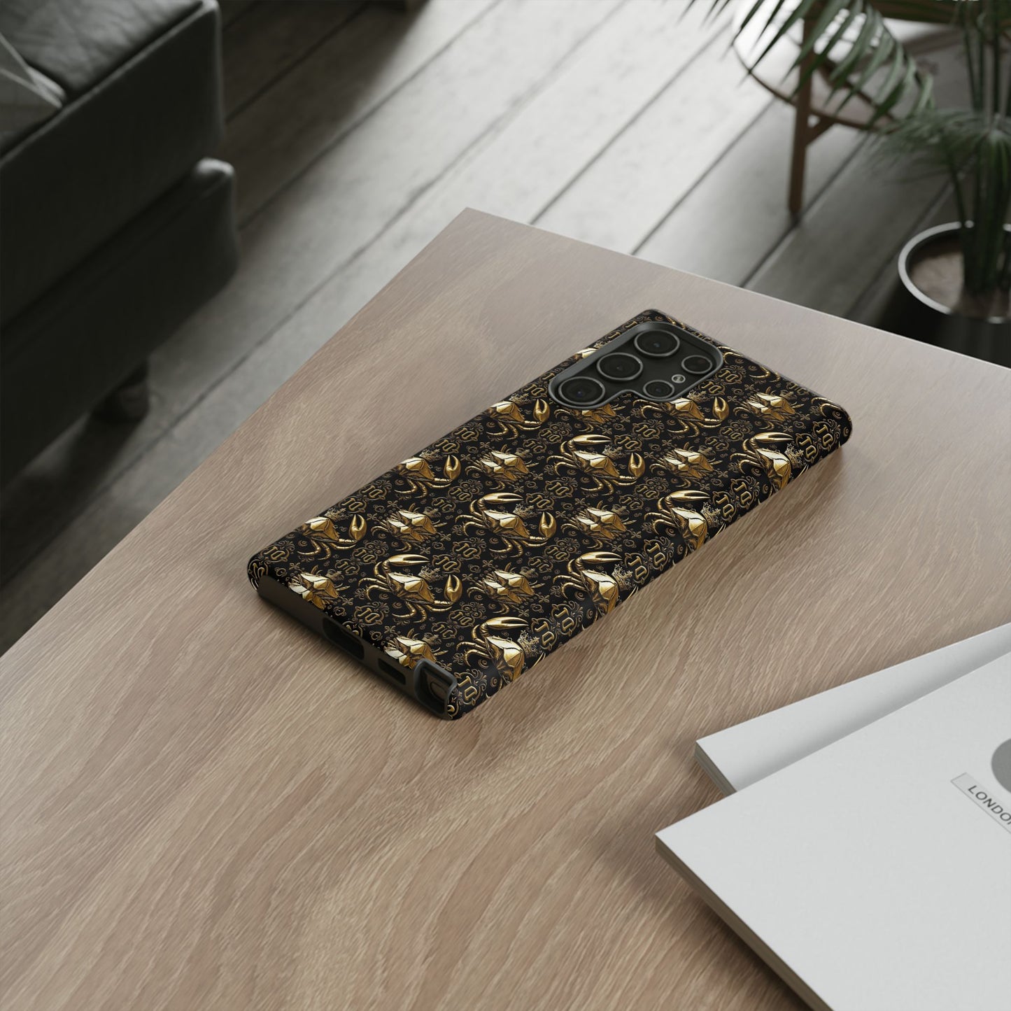 Tough Cases, Cancer, Zodiac, Metal Pattern