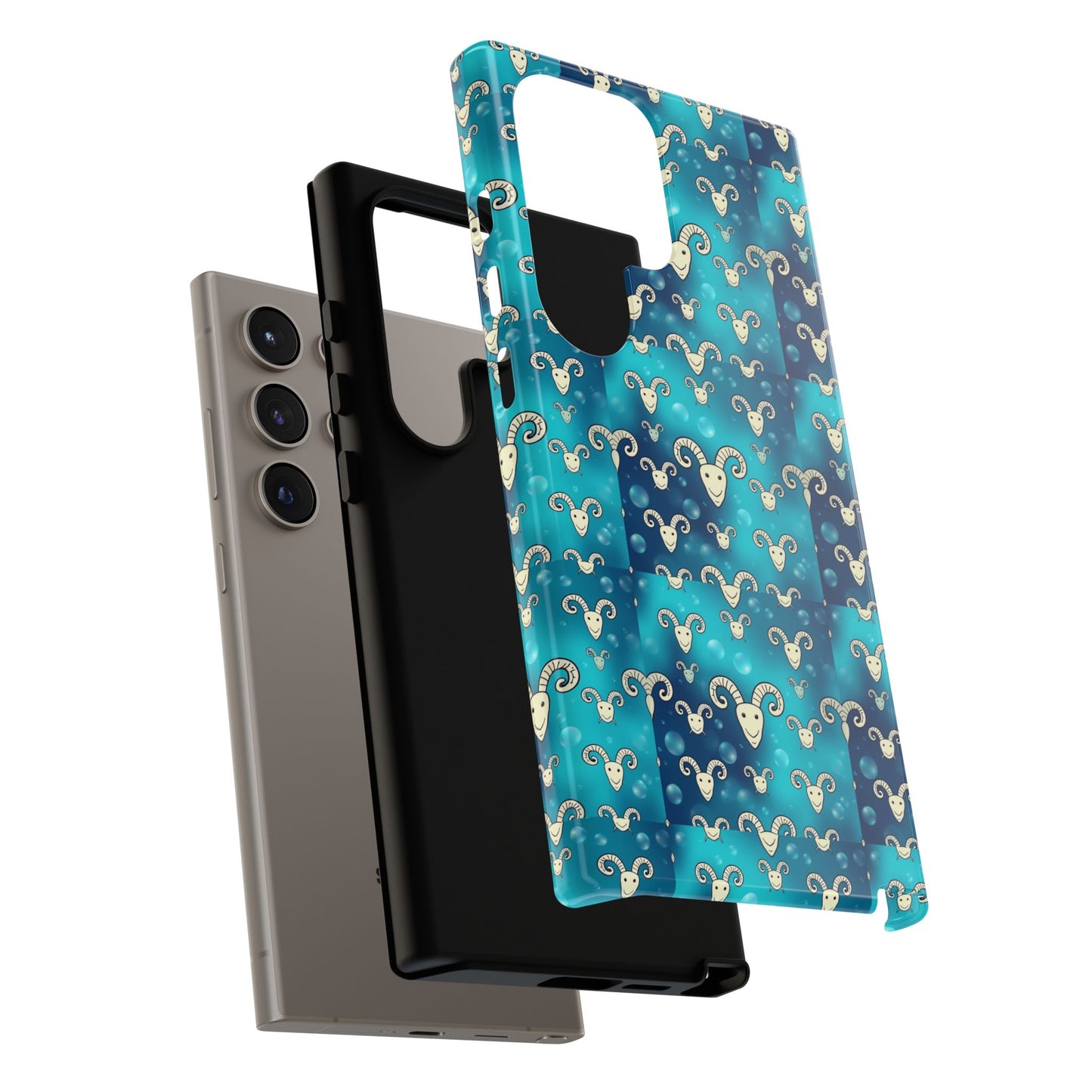 Tough Cases, Aries, Zodiac v1, Bubble Pattern