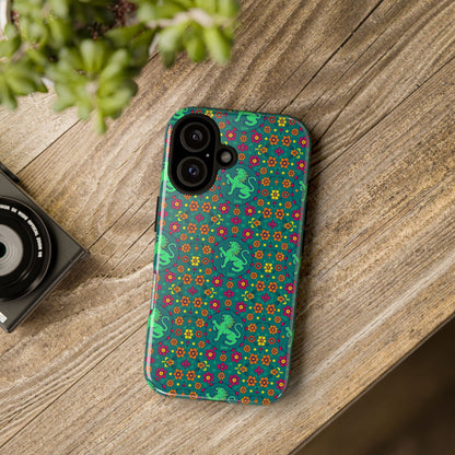 Tough Cases, Leo, Zodiac v3, Flower Pattern