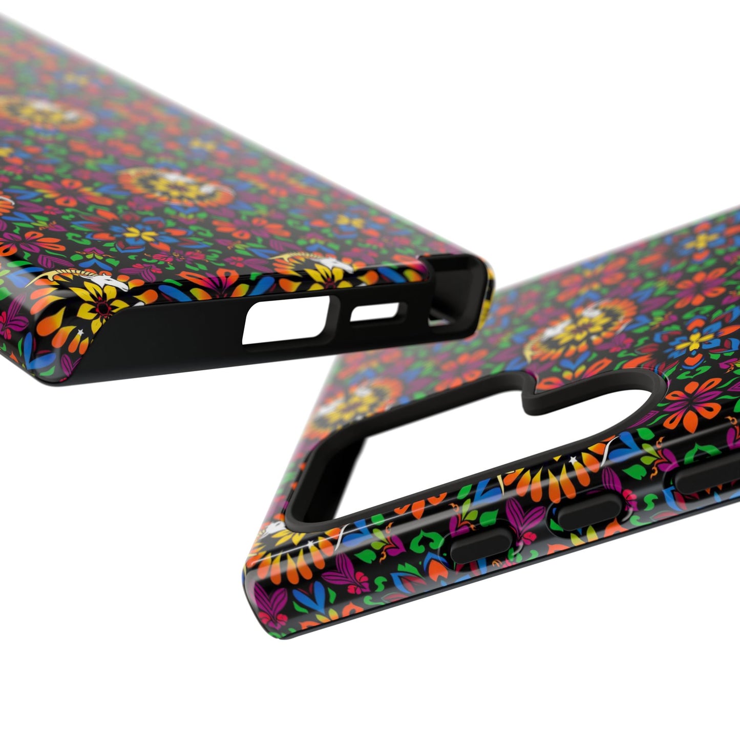 Tough Cases, Capricorn, Zodiac v2, Flower Pattern