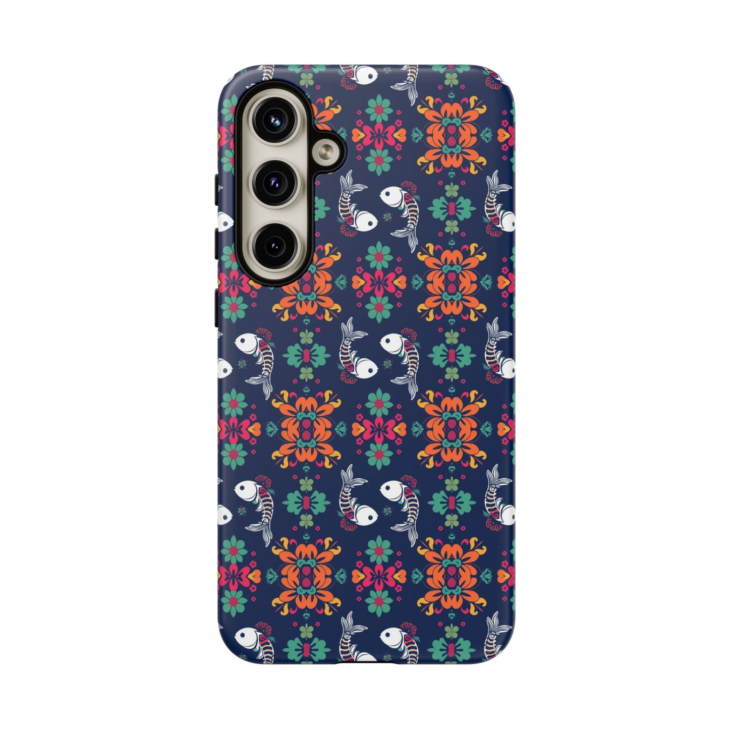 Tough Cases, Pisces, Zodiac, Flower Pattern