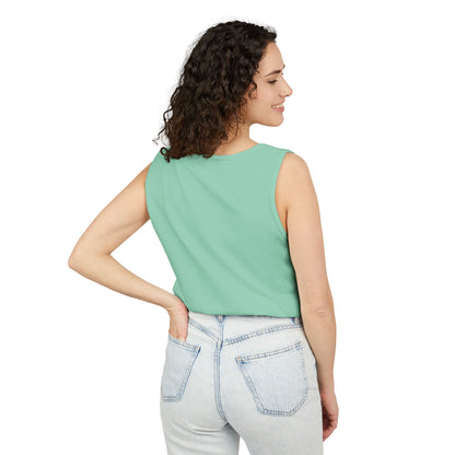 Unisex Garment-Dyed, Tank Top, Taurus Design, Planet Animal, 100% US cotton
