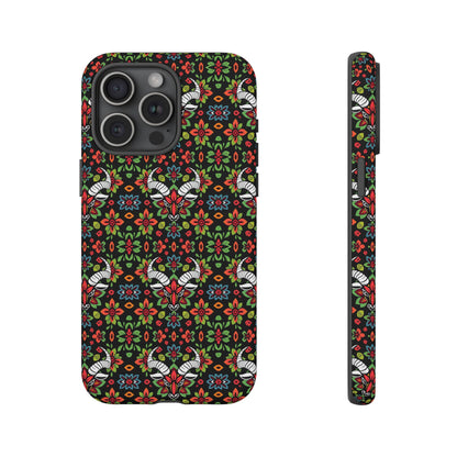 Tough Cases, Taurus, Zodiac v2, Flower Pattern