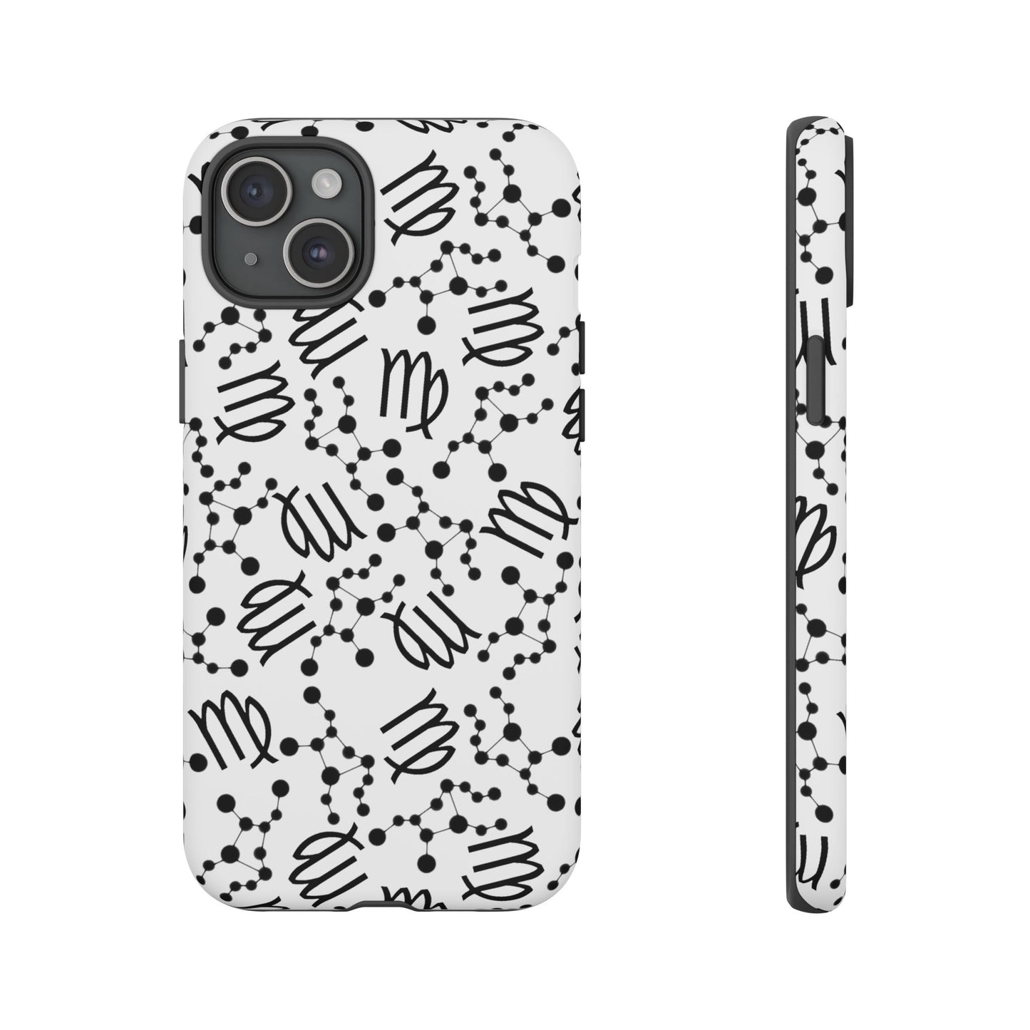 Tough Cases with the Virgo Zodiac sign for iPhone, Samsung Galaxy, and Google Pixel devices