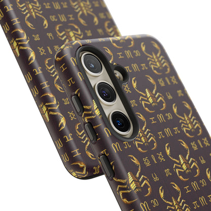 Tough Cases, Scorpio, Zodiac v2, Metal Pattern