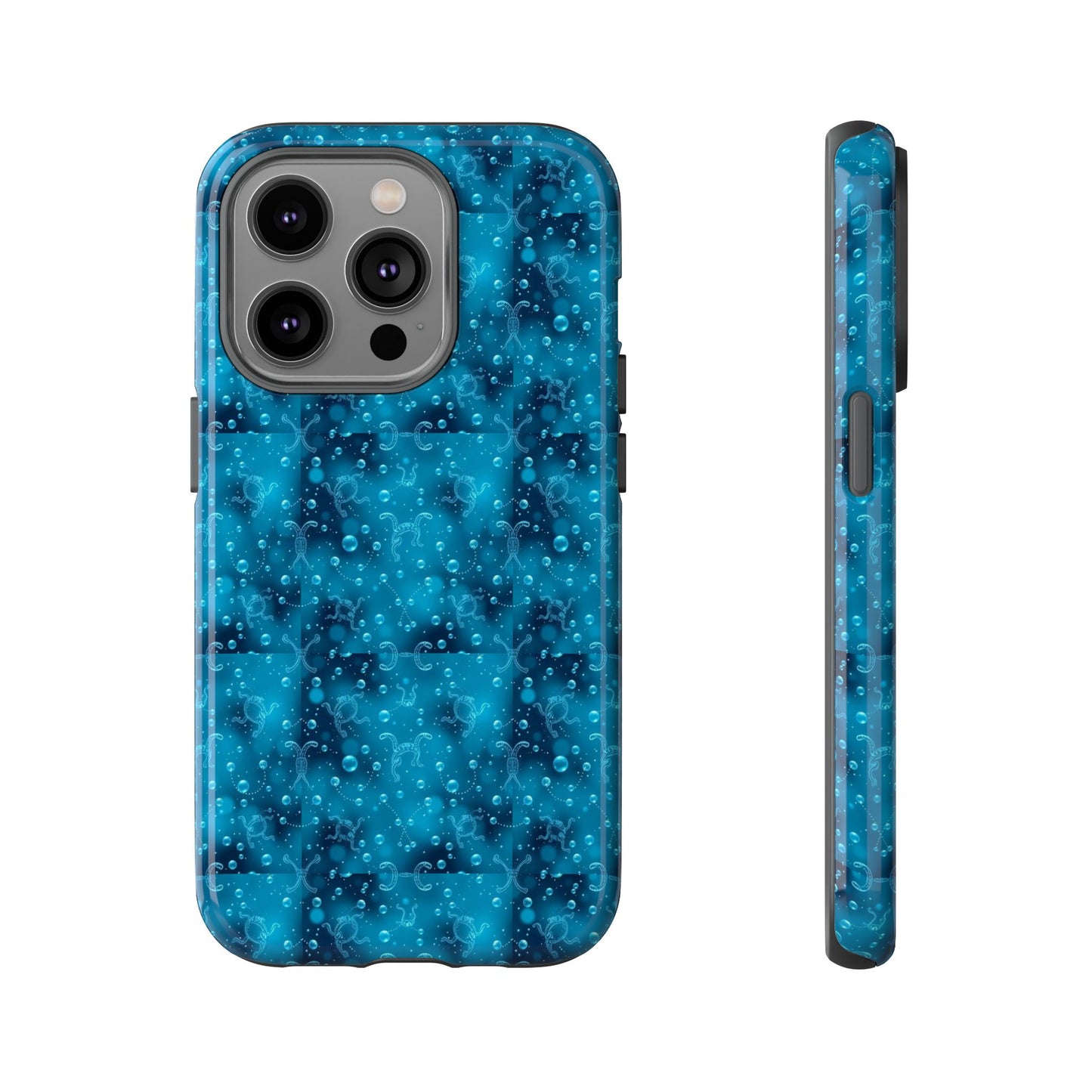 Tough Cases, Aquarius, Zodiac v3, Bubble Pattern