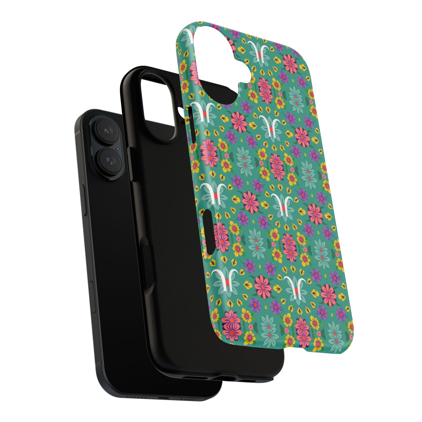 Tough Cases, Aquarius, Zodiac v4, Flower Pattern