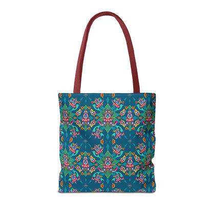 Tote Bag (AOP), Taurus, Zodiac v1, Jewel Pattern