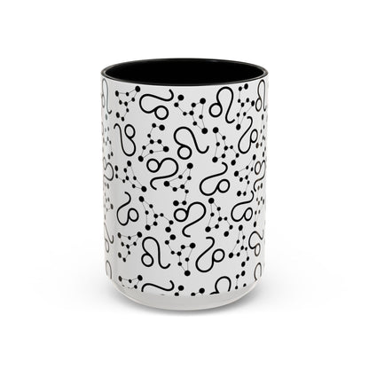 Accent Coffee Mug with the Leo sign (11, 15oz)