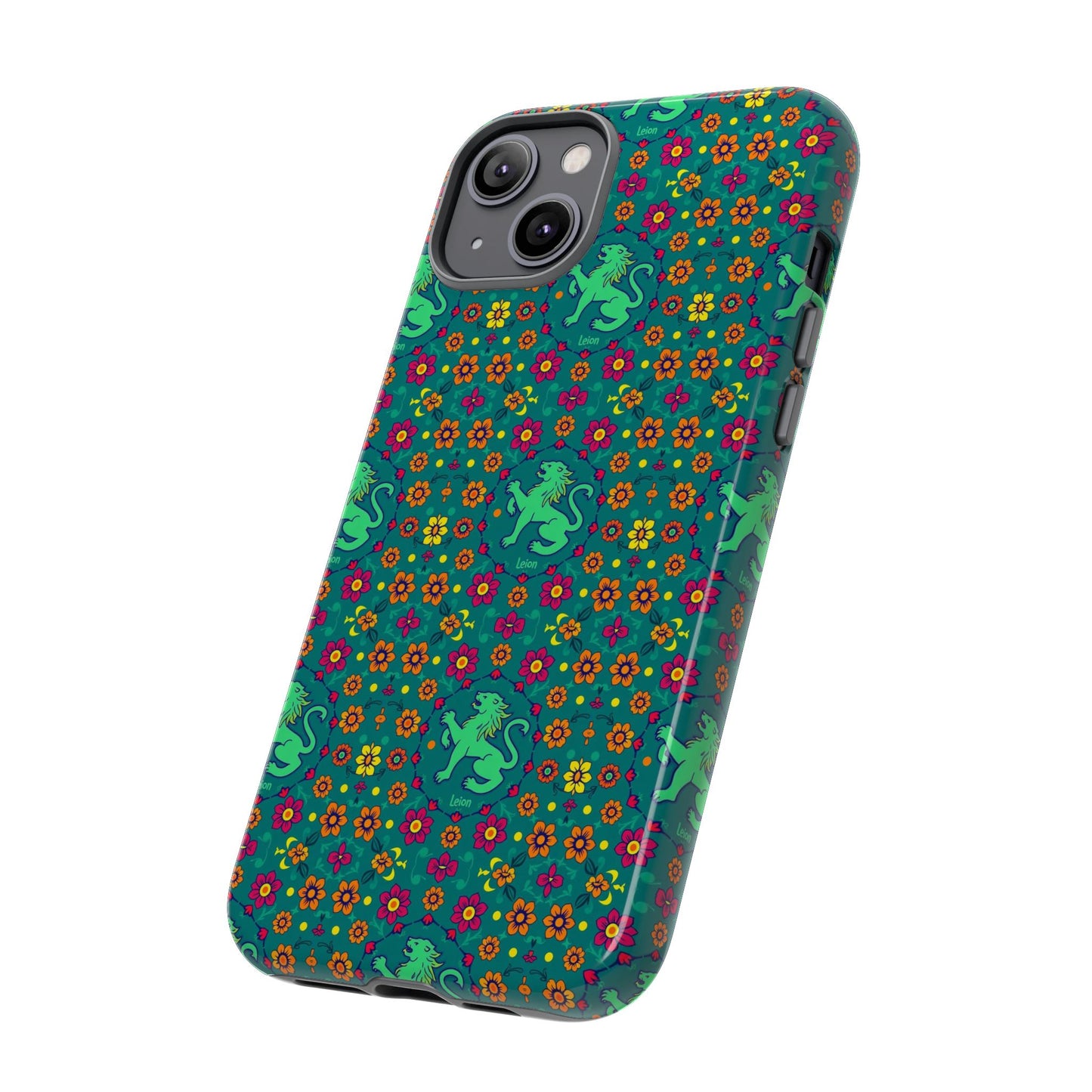 Tough Cases, Leo, Zodiac v3, Flower Pattern