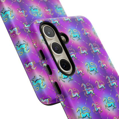 Tough Cases, Aquarius, Zodiac, Metal Pattern