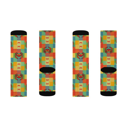 Sublimation Socks, Cancer, Zodiac, Shapes Pattern