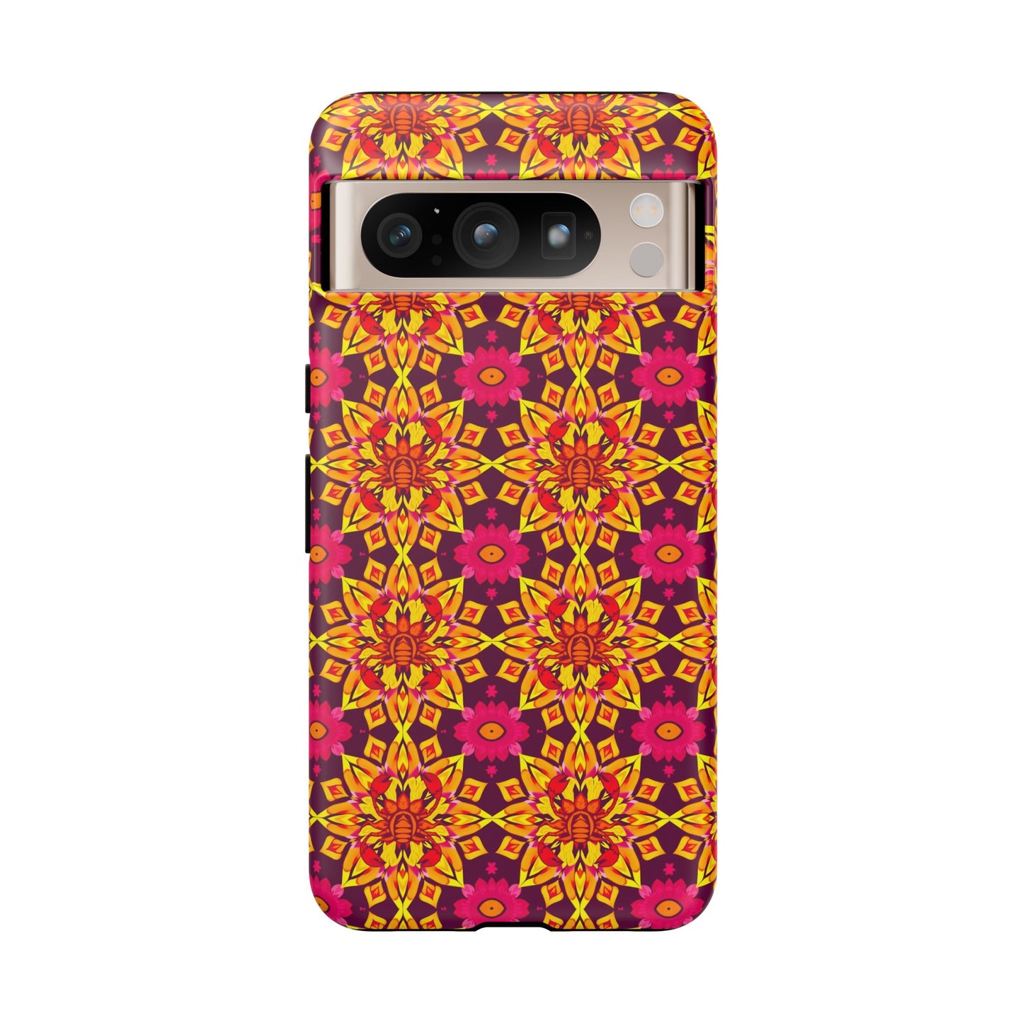 Tough Cases, Scorpio, Zodiac v1, Flower Pattern