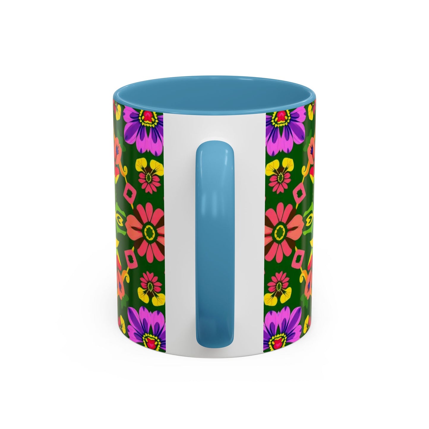 Accent Coffee Mug, Libra, Zodiac, Flower Pattern, (11, 15oz)