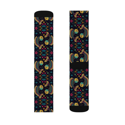 Sublimation Socks, Pisces, Zodiac v3, Pattern