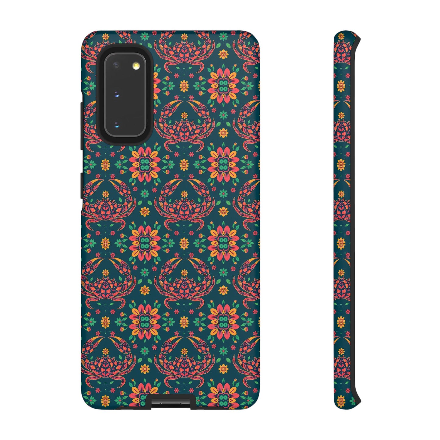 Tough Cases, Cancer, Zodiac v4, Flower Pattern