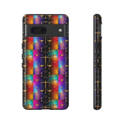 Tough Cases, Libra, Zodiac v1, Metal Pattern