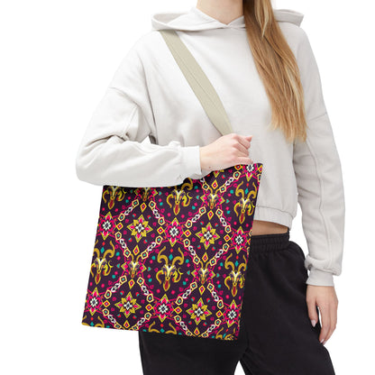 Tote Bag (AOP), Capricorn, Zodiac, Jewel Pattern