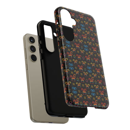 Tough Cases, Aries, Zodiac v1, Metal Pattern