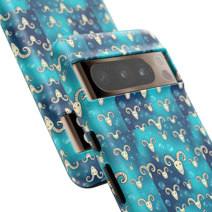 Tough Cases, Aries, Zodiac v1, Bubble Pattern