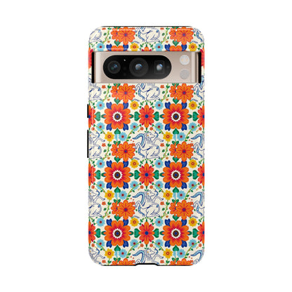 Tough Cases, Virgo, Zodiac v4, Flower Pattern