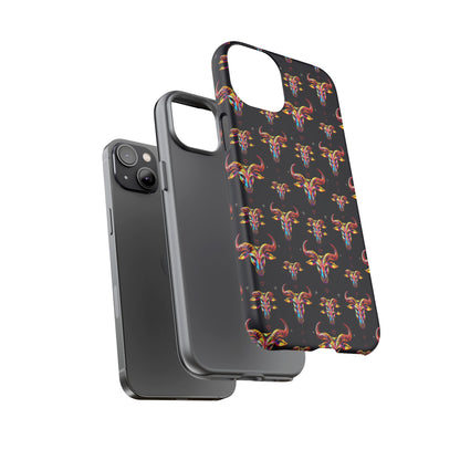 Tough Cases, Taurus, Zodiac, Metal Pattern