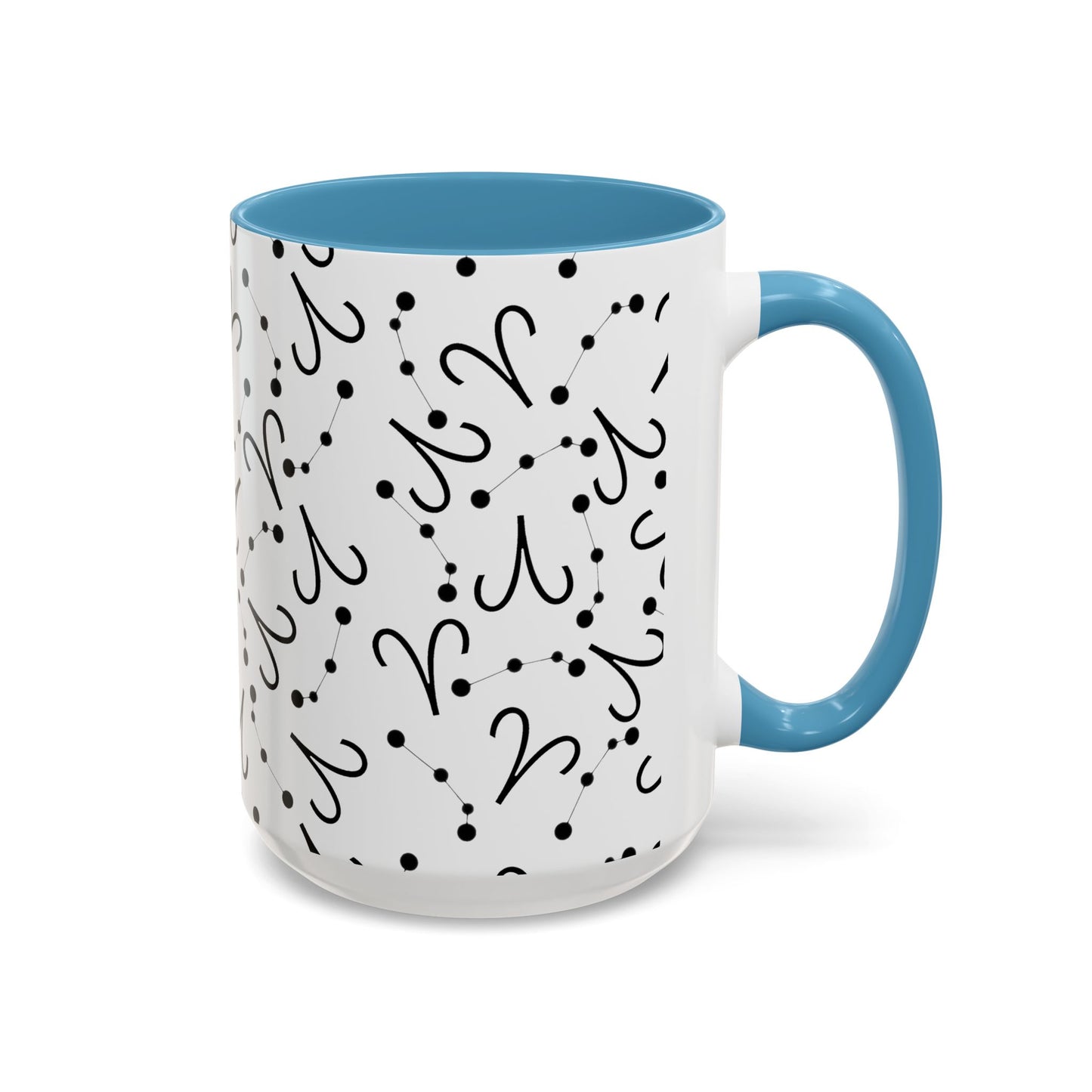 Accent Coffee Mug with the Aries sign (11, 15oz)