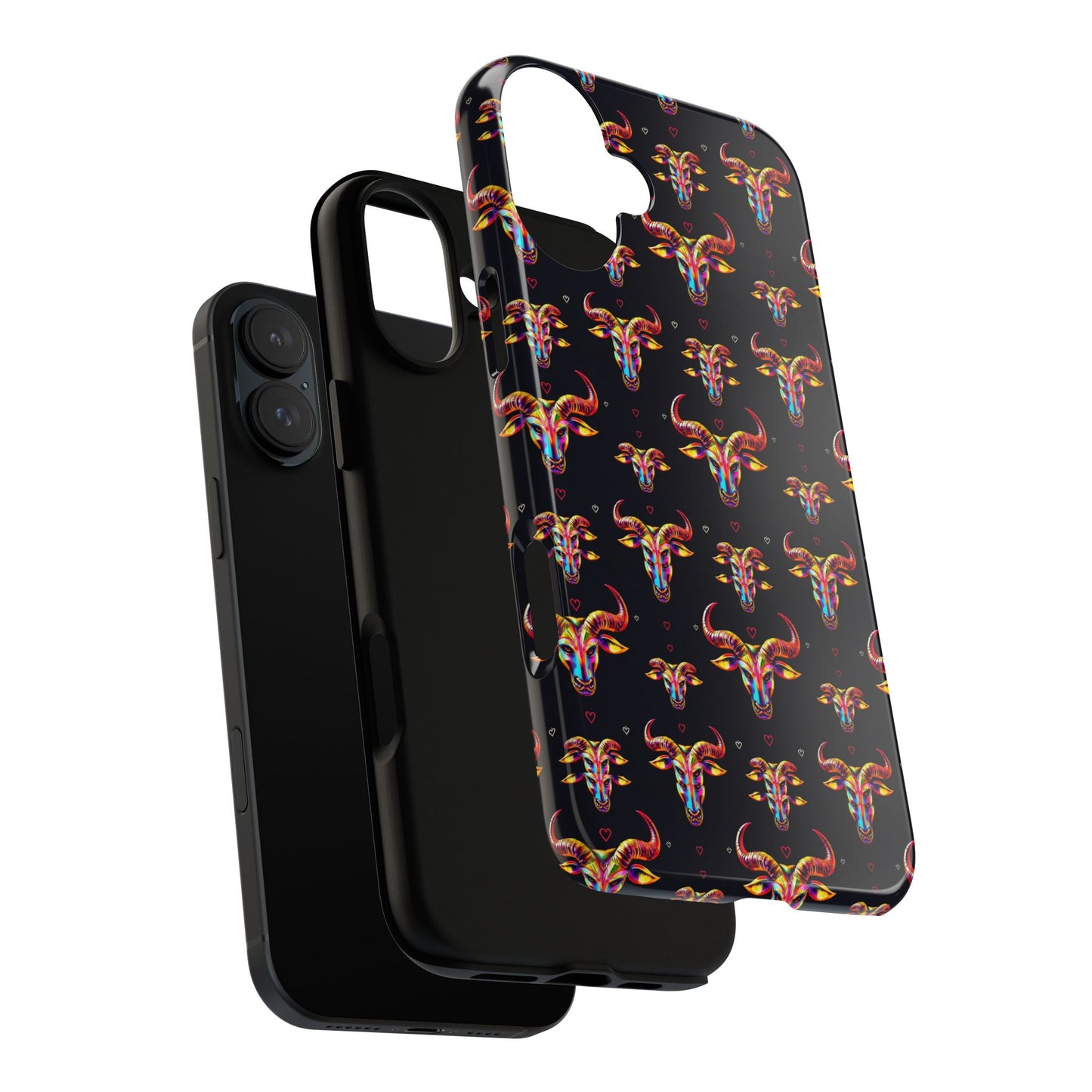 Tough Cases, Taurus, Zodiac, Metal Pattern