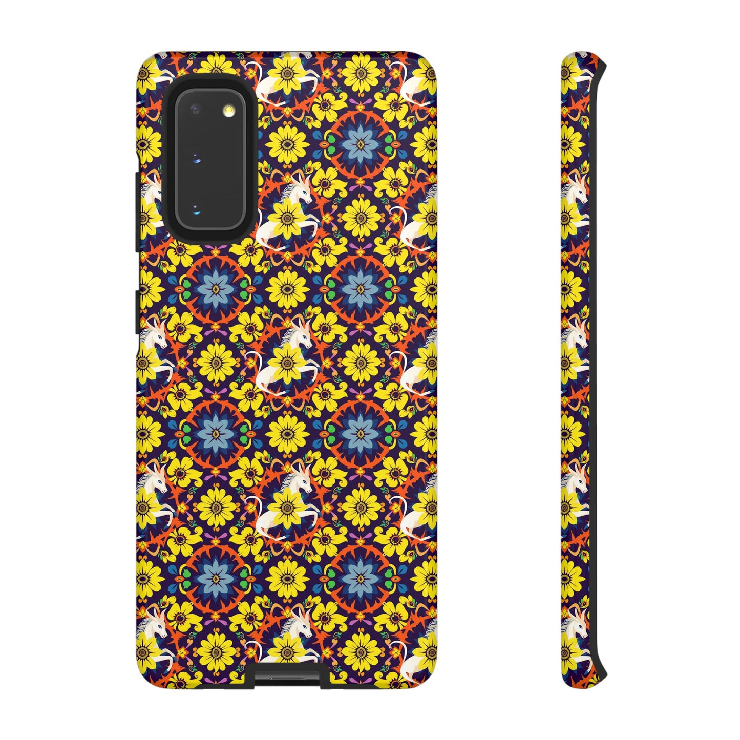 Tough Cases, Aquarius, Zodiac v3, Flower Pattern