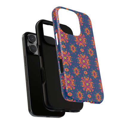 Tough Cases, Gemini, Zodiac v2, Flower Pattern