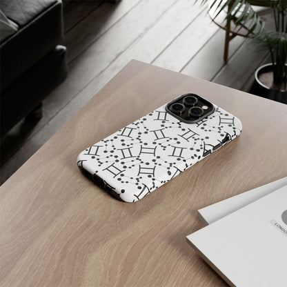 Tough Cases with the Gemini Zodiac sign for iPhone, Samsung Galaxy, and Google Pixel devices