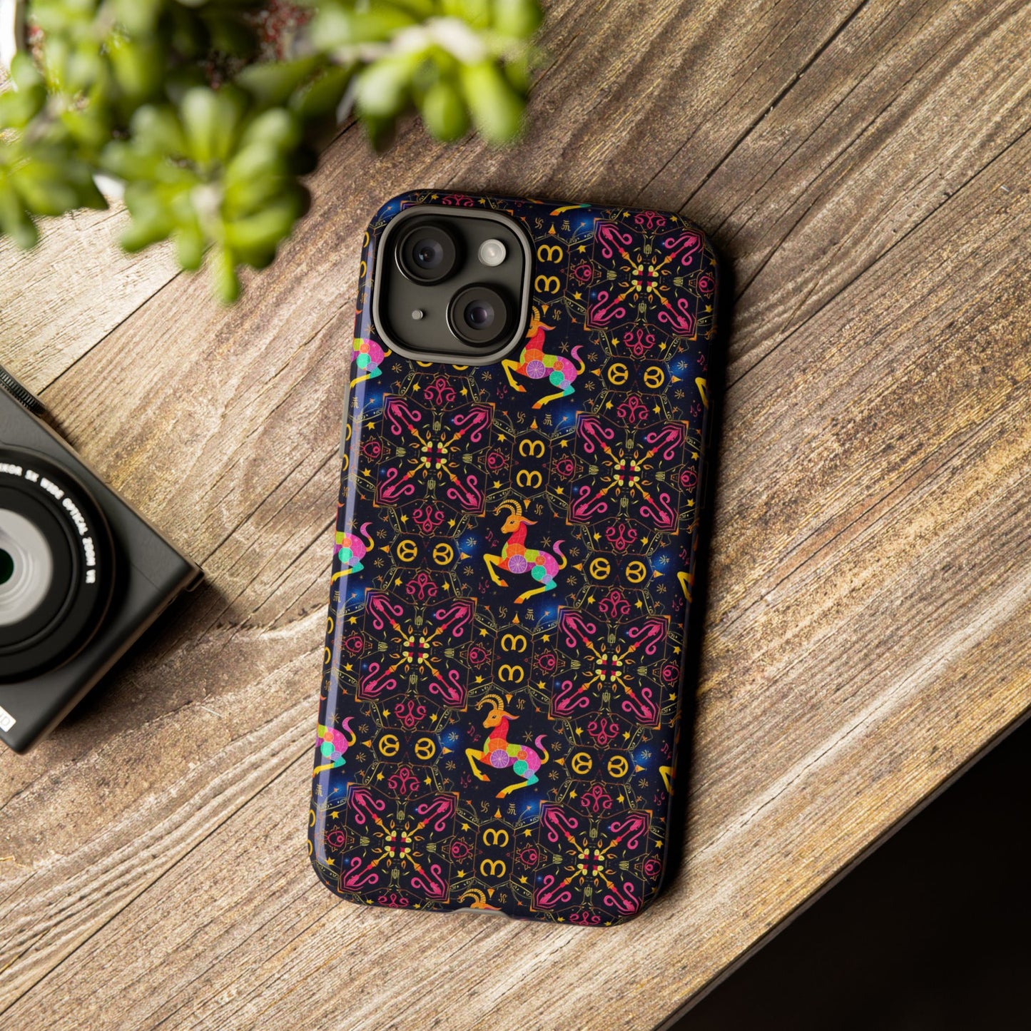 Tough Cases, Capricorn, Zodiac v2, Metal Pattern