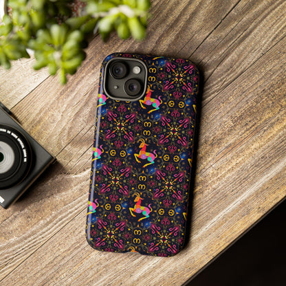 Tough Cases, Capricorn, Zodiac v2, Metal Pattern