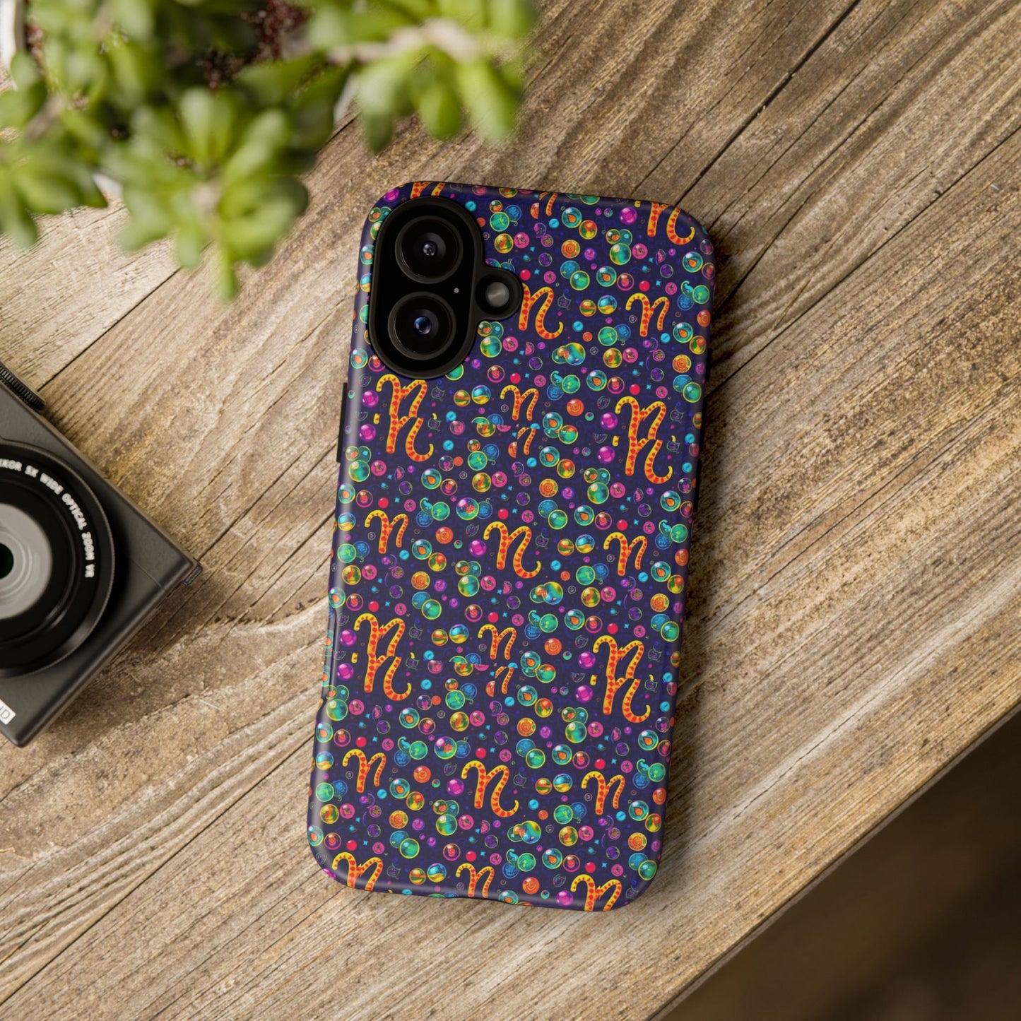 Tough Cases, Aquarius, Zodiac, Bubble Pattern
