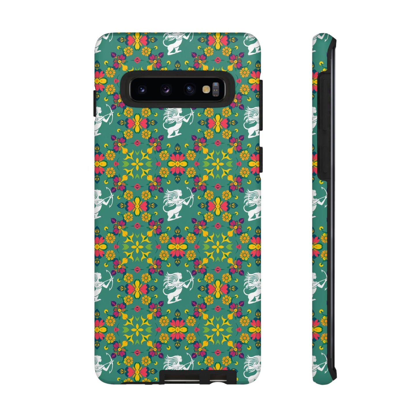 Tough Cases, Sagittarius, Zodiac, Flower Pattern